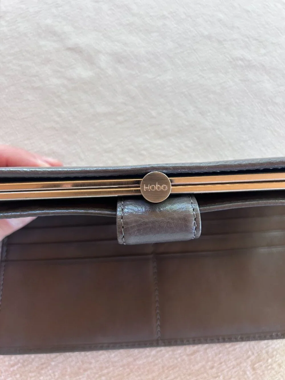 HOBO gray leather